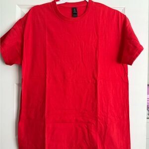Vibrant Red Short Sleeve Tee